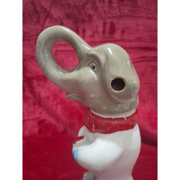 Jim Beam Elephant Clown Beamstrophy Whiskey Decanter – Regal China 1960s - Picture 7 of 8